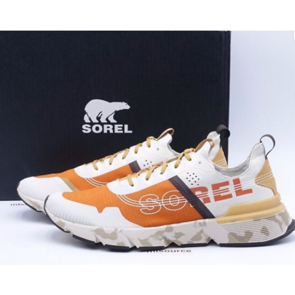 SOREL Kinetic Rush Ripstop Sneakers NM4619-806 Desert Sun Men's 8.5